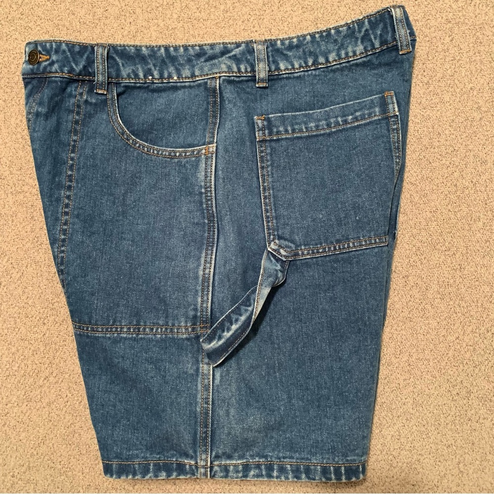 Rhythm Blue Jean Patch Pocket Carpenter Shorts - image 3